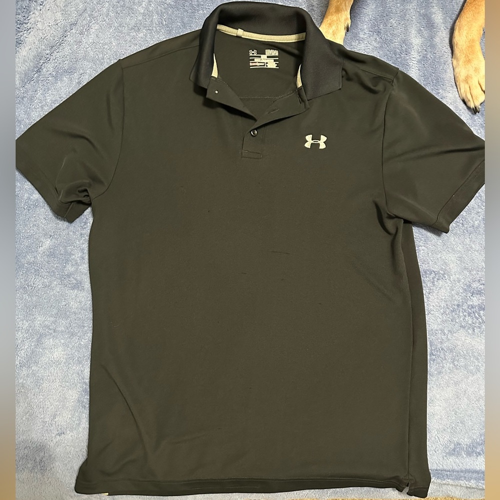 Used black under armour polo